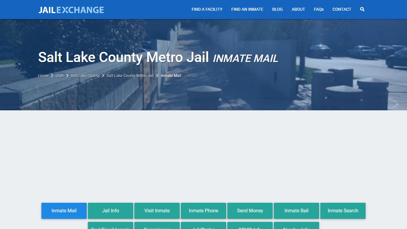 Salt Lake County Metro Jail Inmate Mail Policies | Salt ...