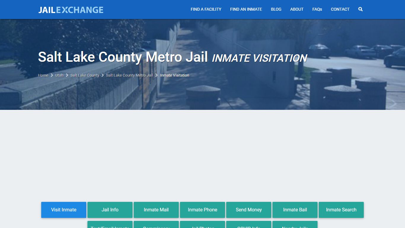 Salt Lake County Metro Jail Inmate Visitation, Hours ...